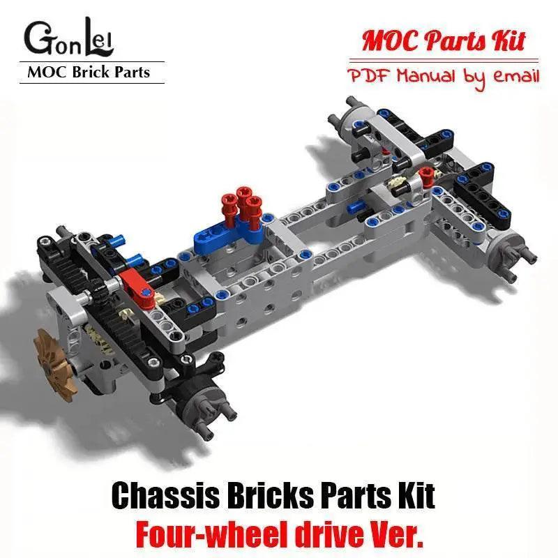  New High-Tech 4WD Off-Road Suspension System MOC Kits Building Bricks MOC -  ToylandEU™