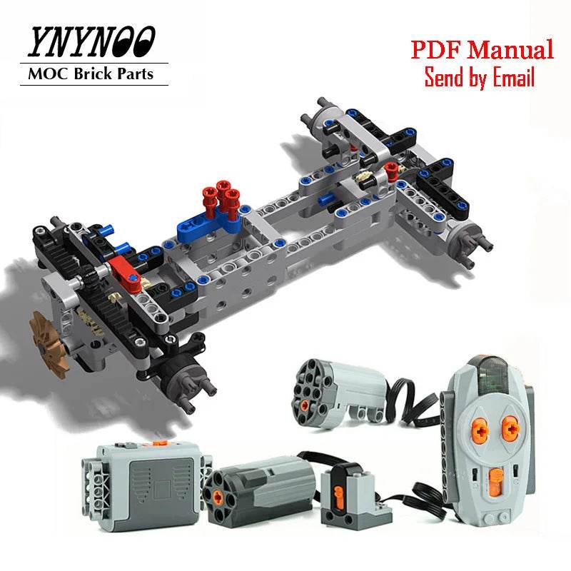 New High-Tech 4WD Off-Road Suspension System MOC Kits Building Bricks MOC - ToylandEU