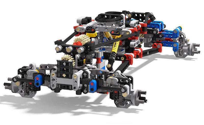 New High-Tech 4WD Off-Road Suspension System MOC Kits Building Bricks MOC - ToylandEU