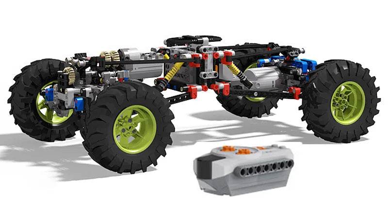 New High-Tech 4WD Off-Road Suspension System MOC Kits Building Bricks MOC - ToylandEU