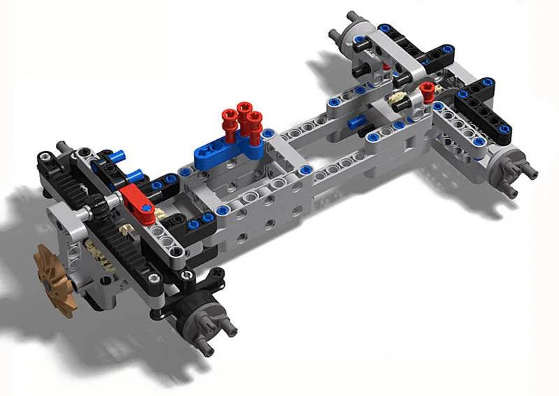 New High-Tech 4WD Off-Road Suspension System MOC Kits Building Bricks MOC - ToylandEU