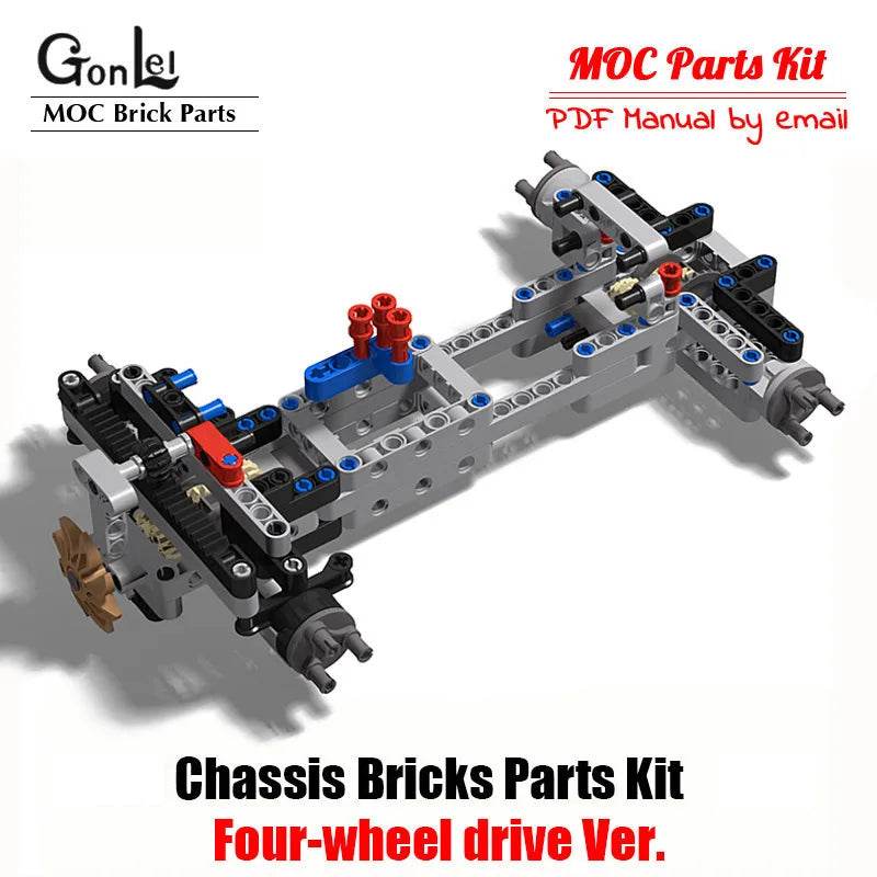 New High-Tech 4WD Off-Road Suspension System MOC Kits Building Bricks MOC - ToylandEU