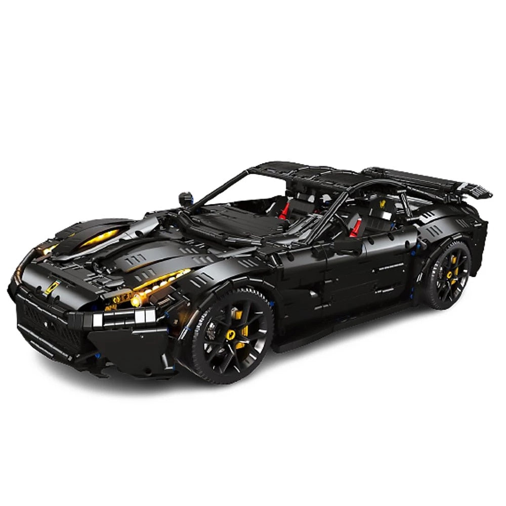 Creative Moc F12 Super Sport Black Racing Building Set - 3097pcs - ToylandEU