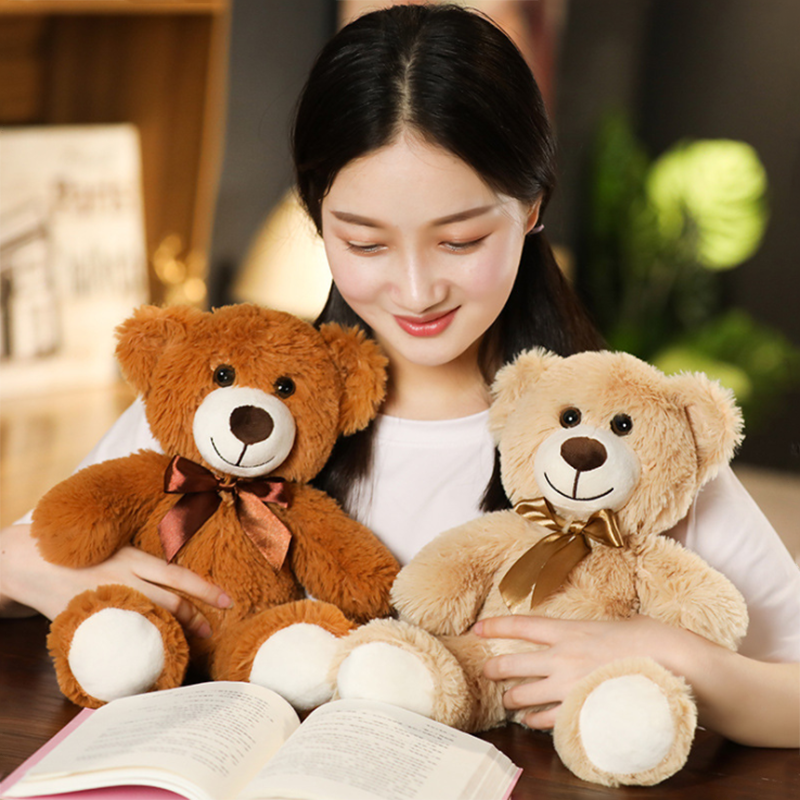New Hot Christmas Bear Lovely Teddy Bear Plush Toys Stuffed Cute Bear - ToylandEU