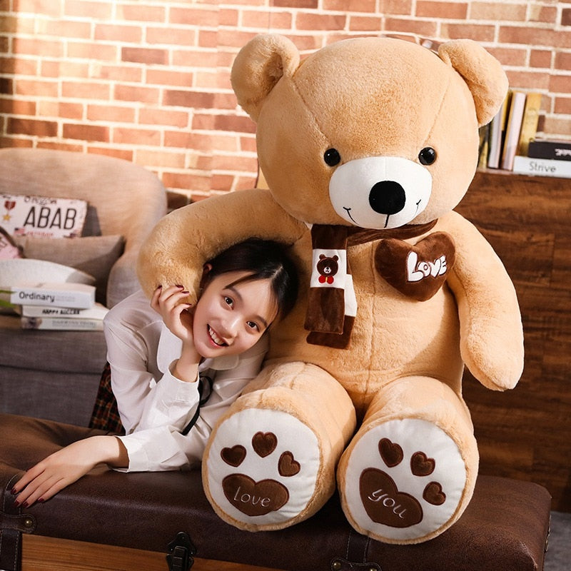 New Hot High Quality 4 Colors Teddy Bear With Scarf Stuffed Animals - ToylandEU