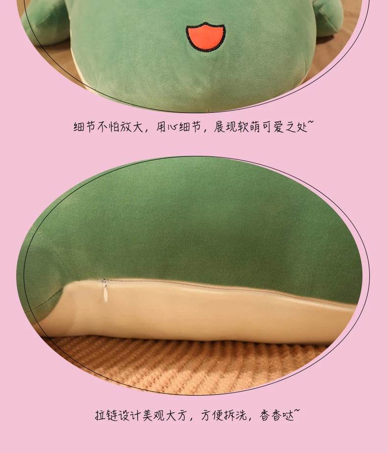 New Huggable Big Long Cute Dinosaur Plush Toy Soft Cartoon Crocodile Doll Girlfriend Pillow - ToylandEU