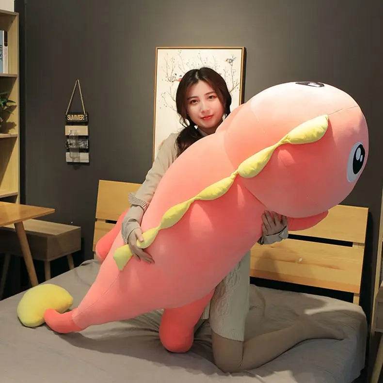 New Huggable Big Long Cute Dinosaur Plush Toy Soft Cartoon Crocodile Doll Girlfriend Pillow - ToylandEU