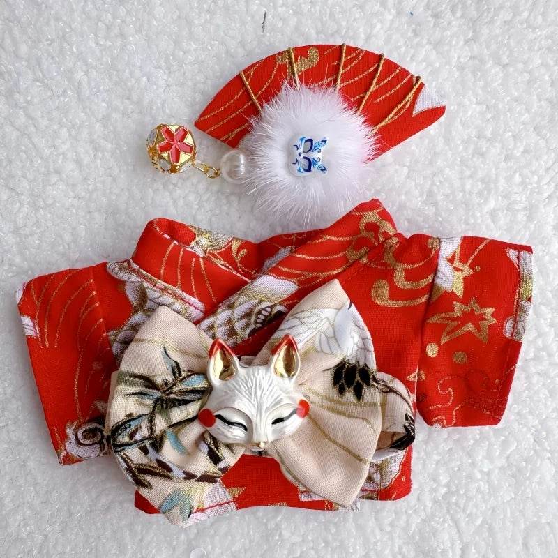 New Japanese Kimono 17cm Labubu Suit V1v2 Blind Box Set - ToylandEU