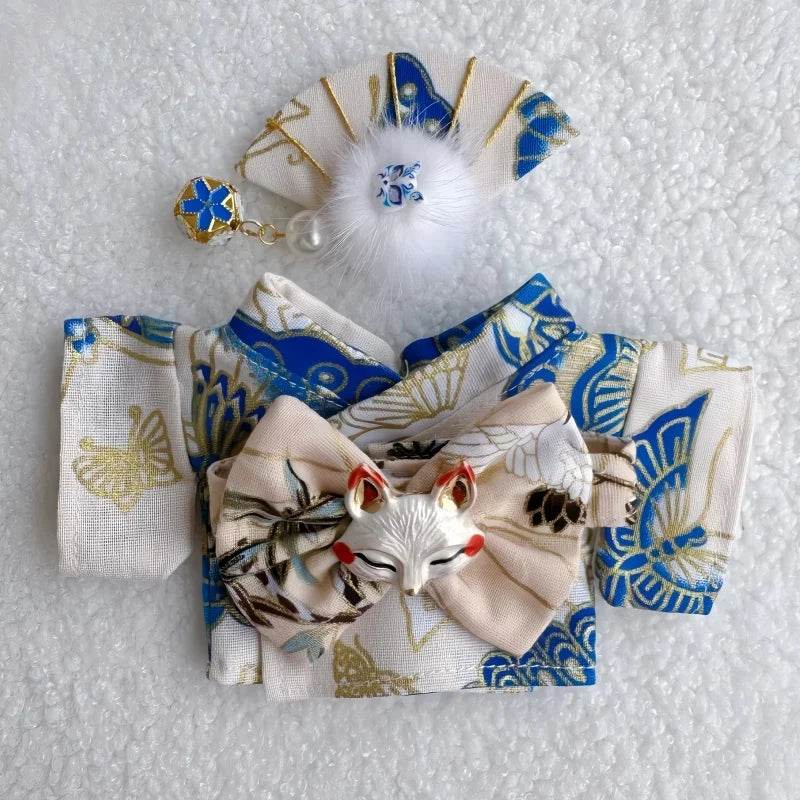 New Japanese Kimono 17cm Labubu Suit V1v2 Blind Box Set - ToylandEU