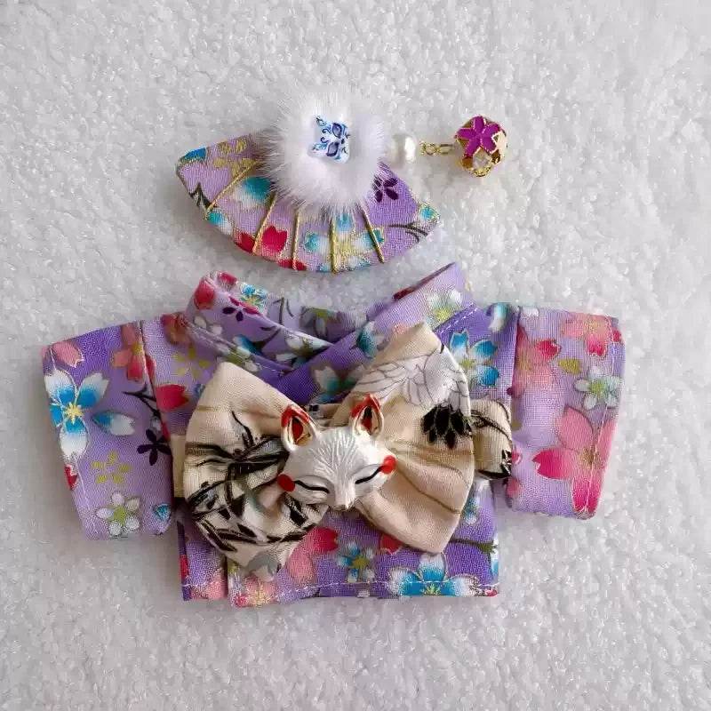 New Japanese Kimono 17cm Labubu Suit V1v2 Blind Box Set - ToylandEU