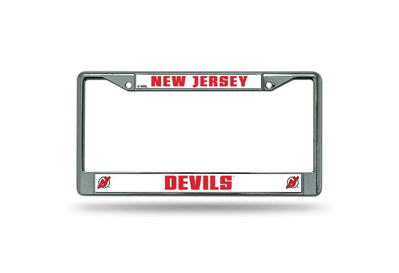 New Jersey Devils Chrome License Plate Frame Special Order - ToylandEU