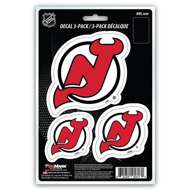 New Jersey Devils Decal Die Cut Team 3 Pack Special Order - ToylandEU