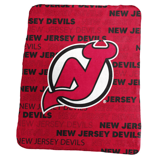 New Jersey Devils Fleece Blanket 50x60 Classic Throw - ToylandEU