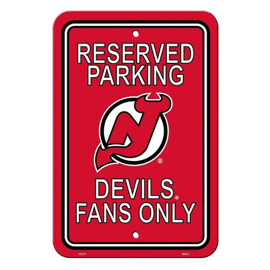  New Jersey Devils Reserved Parking Sign 12x18 Plastic -  ToylandEU™
