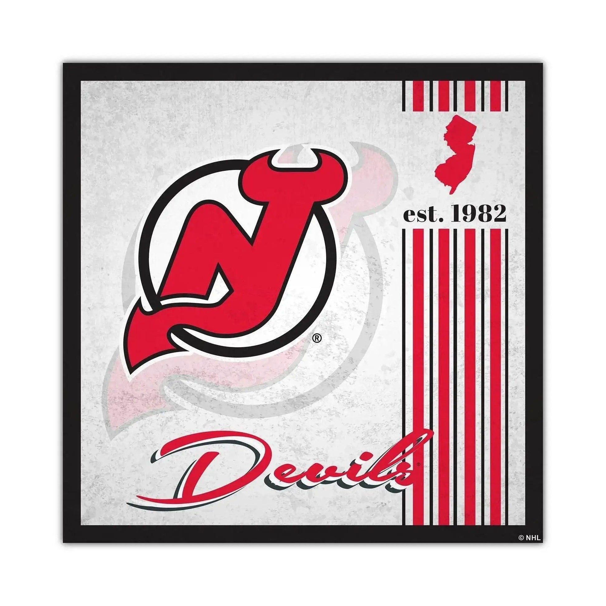  New Jersey Devils Wood Sign 10x10 Album Design Custom Order -  ToylandEU™