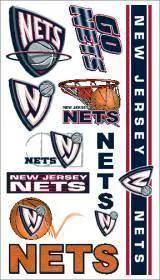  New Jersey Nets Temporary Tattoos WinCraft Sheet of 10 -  ToylandEU™