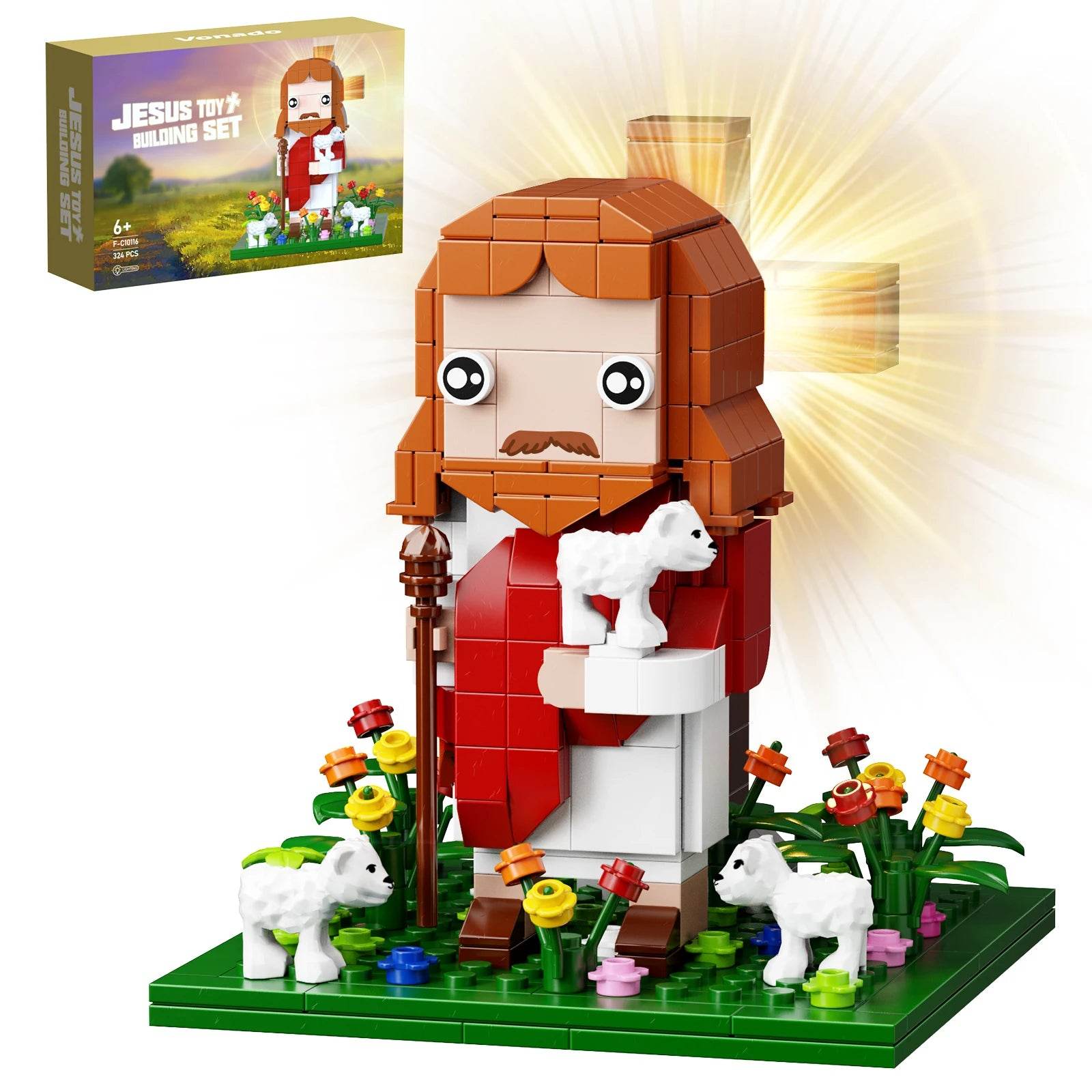 New Jesus Building Blocks Set LegoCompat 324Pcs For Adults - ToylandEU