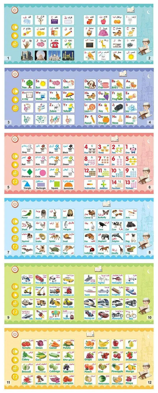  New Kids Electronic Arabic Reading Book Multifunction Learning Educational Toy -  ToylandEU™