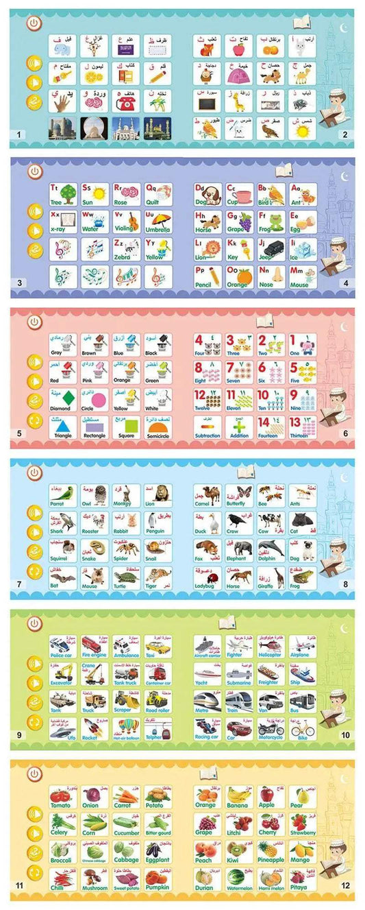  New Kids Electronic Arabic Reading Book Multifunction Learning Educational Toy -  ToylandEU™