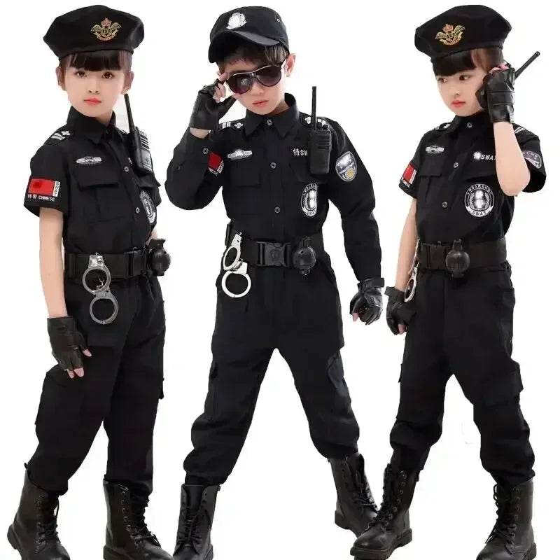 New Kids Police Costume Set With Hat For Halloween - ToylandEU