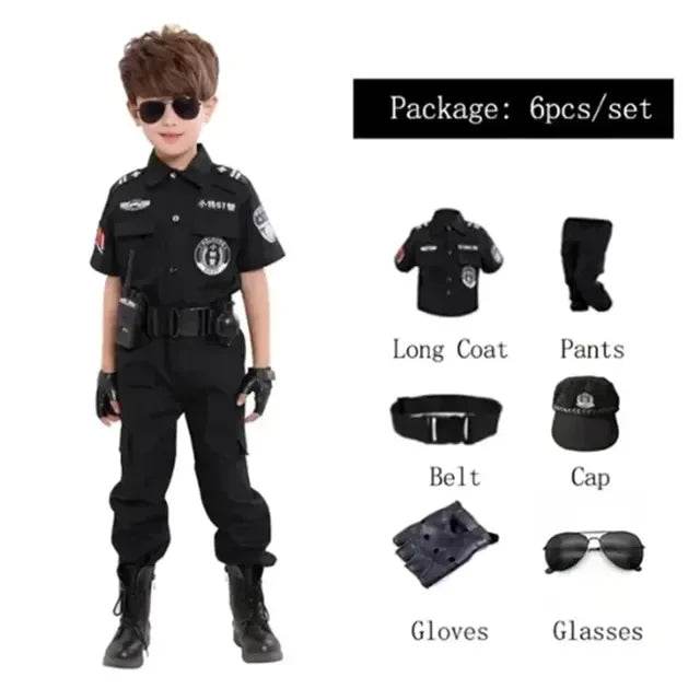 New Kids Police Costume Set With Hat For Halloween - ToylandEU