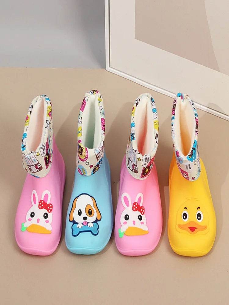 New Kids Rain Boots Waterproof PVC Unisex Durable For Kids - ToylandEU