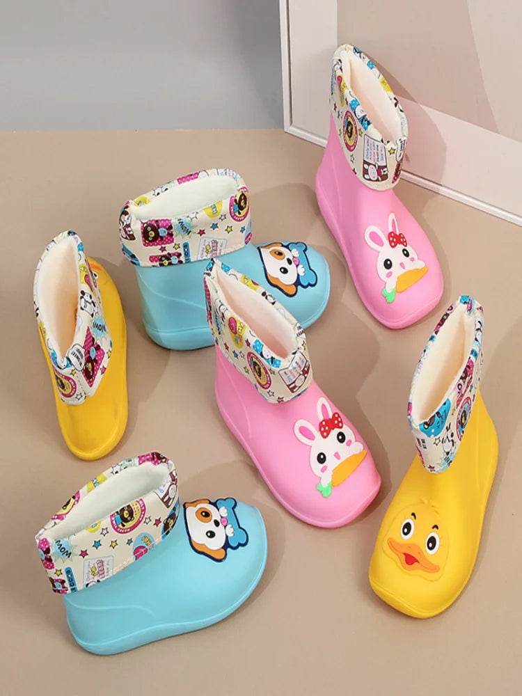 New Kids Rain Boots Waterproof PVC Unisex Durable For Kids - ToylandEU