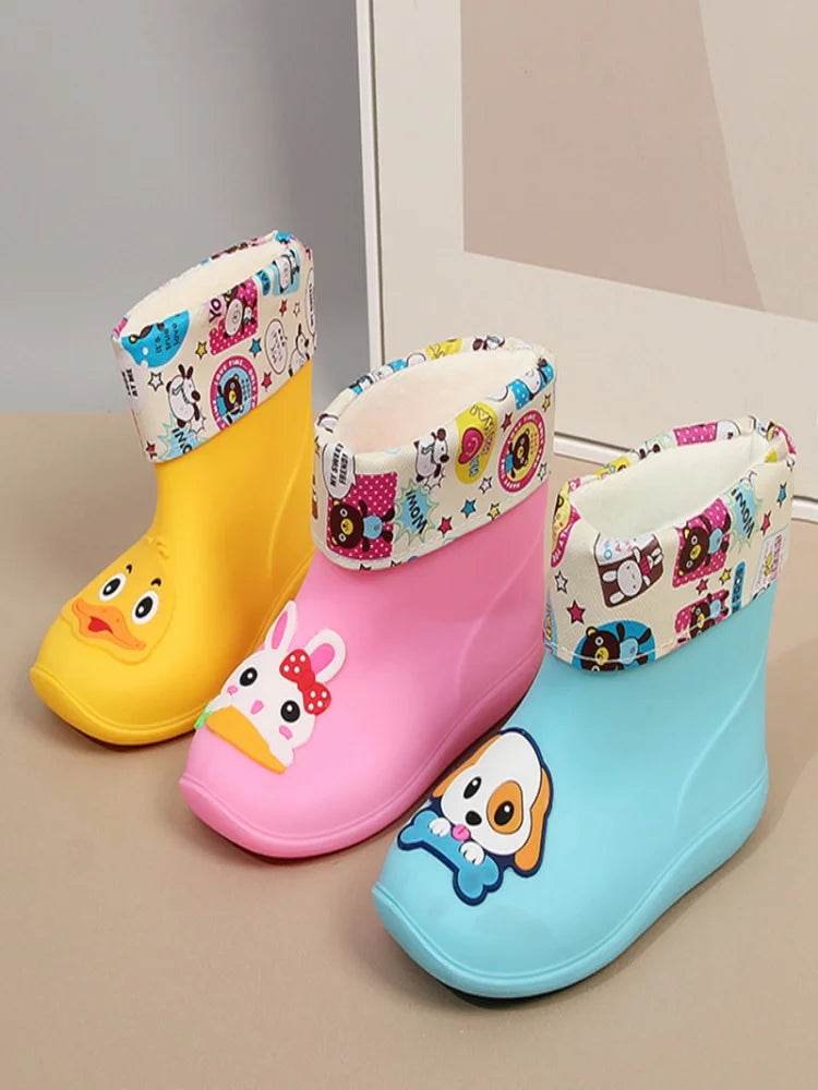 New Kids Rain Boots Waterproof PVC Unisex Durable For Kids - ToylandEU