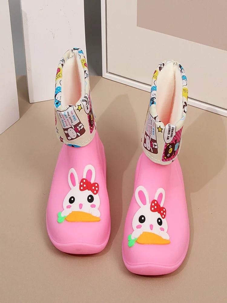 New Kids Rain Boots Waterproof PVC Unisex Durable For Kids - ToylandEU