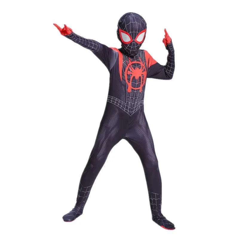 New Kids Superhero Costume Jumpsuit Headgear For Halloween - ToylandEU