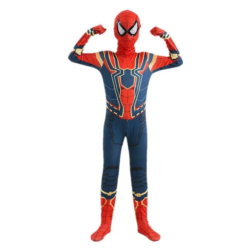 New Kids Superhero Costume Jumpsuit Headgear For Halloween - ToylandEU