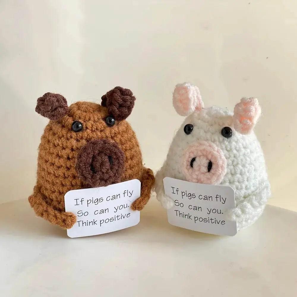  New Knitted Positive Turtle Doll Handmade Emotional Support -  ToylandEU™