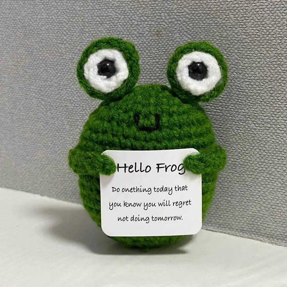  New Knitted Positive Turtle Doll Handmade Emotional Support -  ToylandEU™