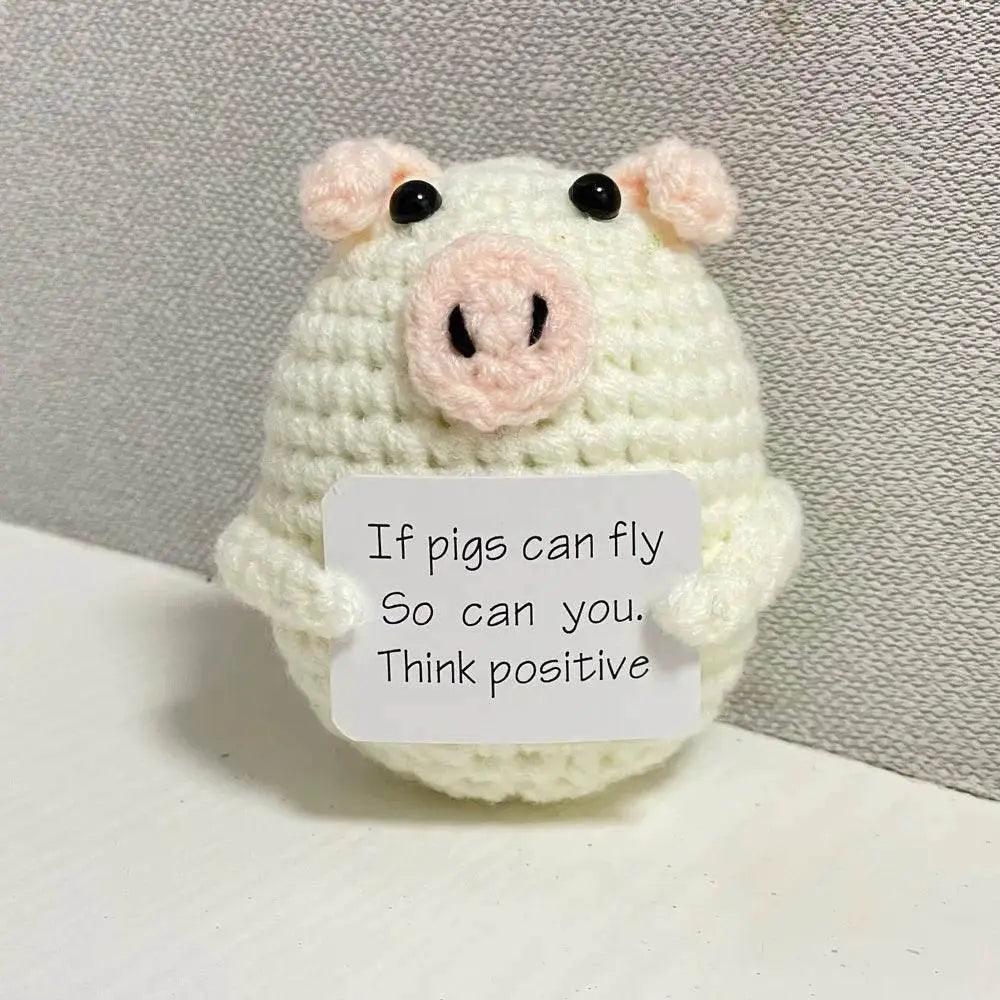  New Knitted Positive Turtle Doll Handmade Emotional Support -  ToylandEU™