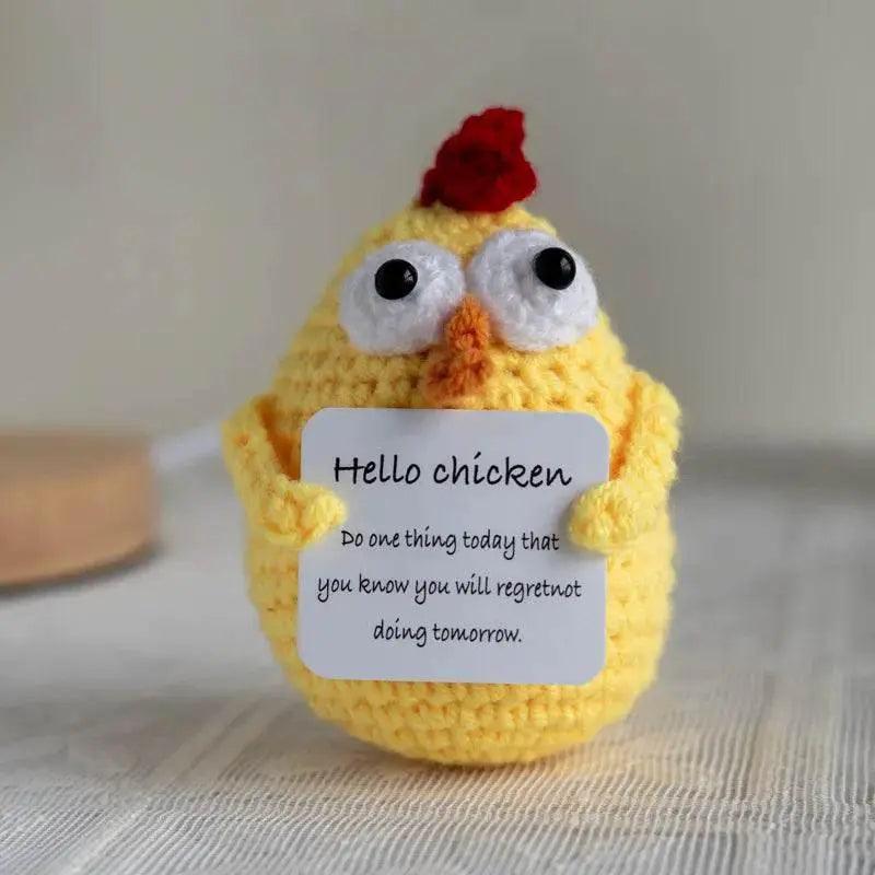  New Knitted Positive Turtle Doll Handmade Emotional Support -  ToylandEU™
