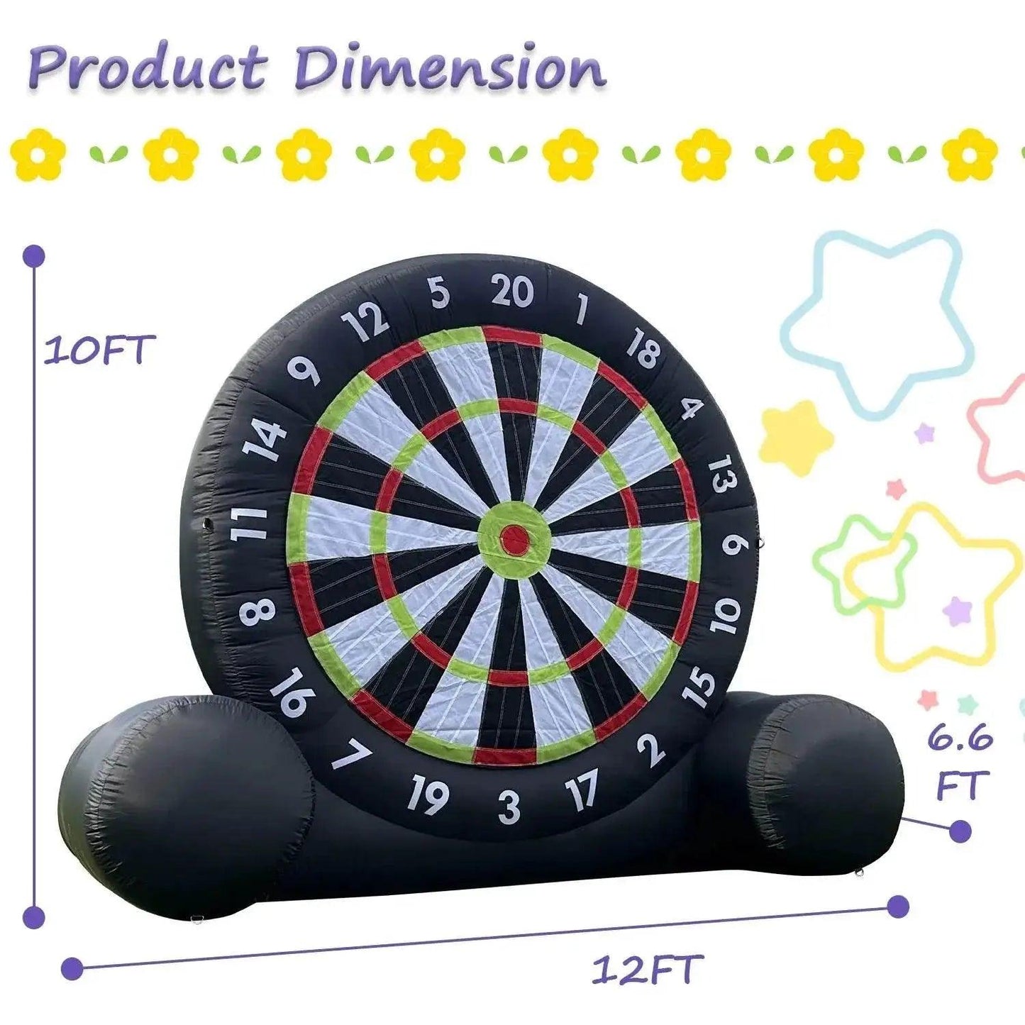  New Latable Outdoor Soccer Dart Board Kick Dart Board -  ToylandEU™