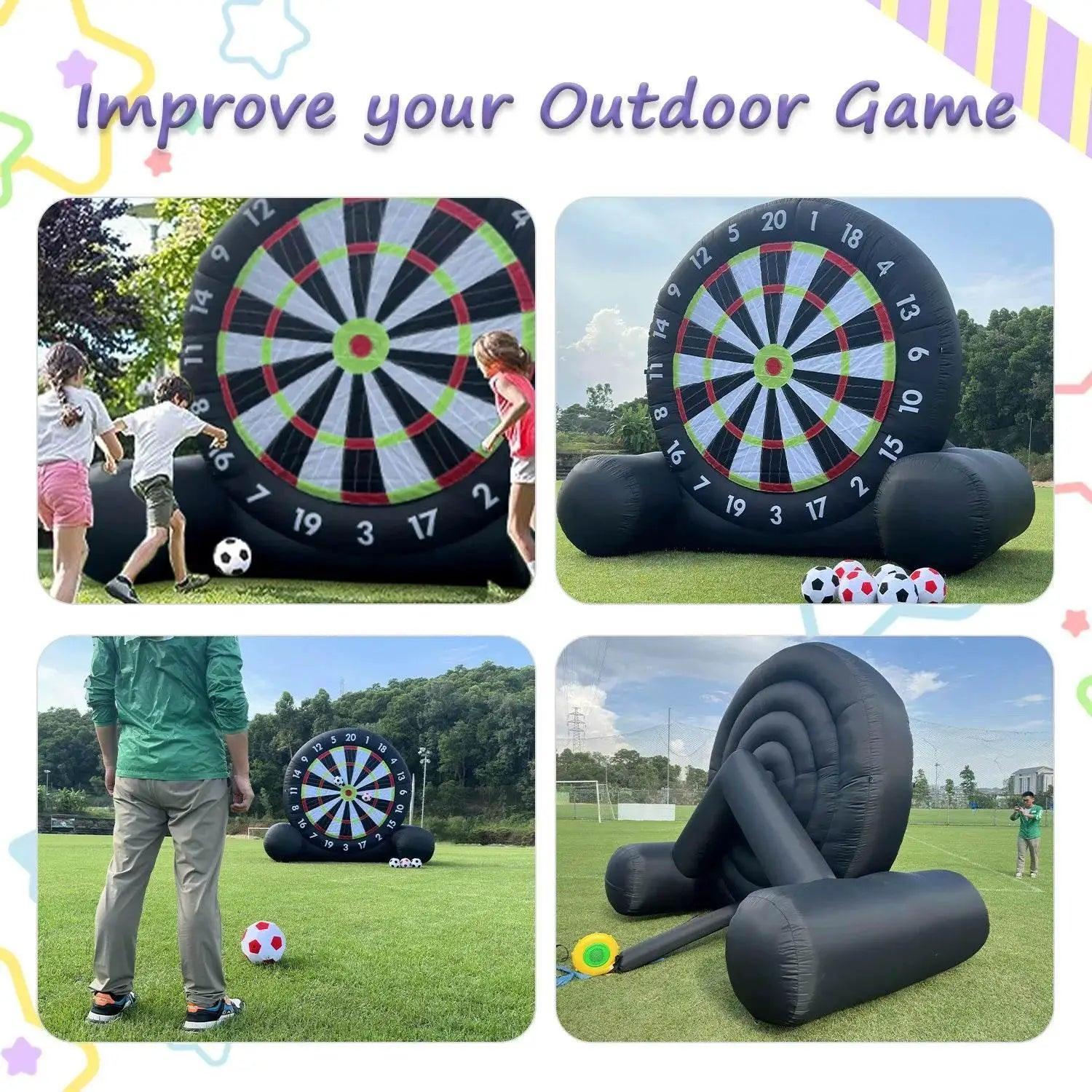  New Latable Outdoor Soccer Dart Board Kick Dart Board -  ToylandEU™
