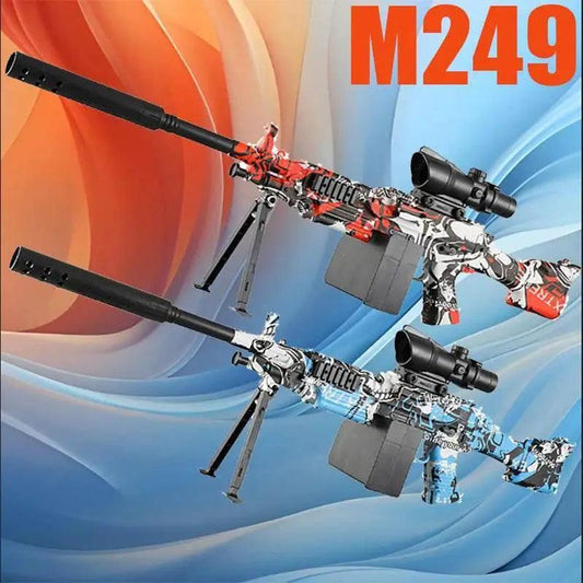  New M249 Electric Burst Gel Toy Gun Model Boy Gift Battery -  ToylandEU™