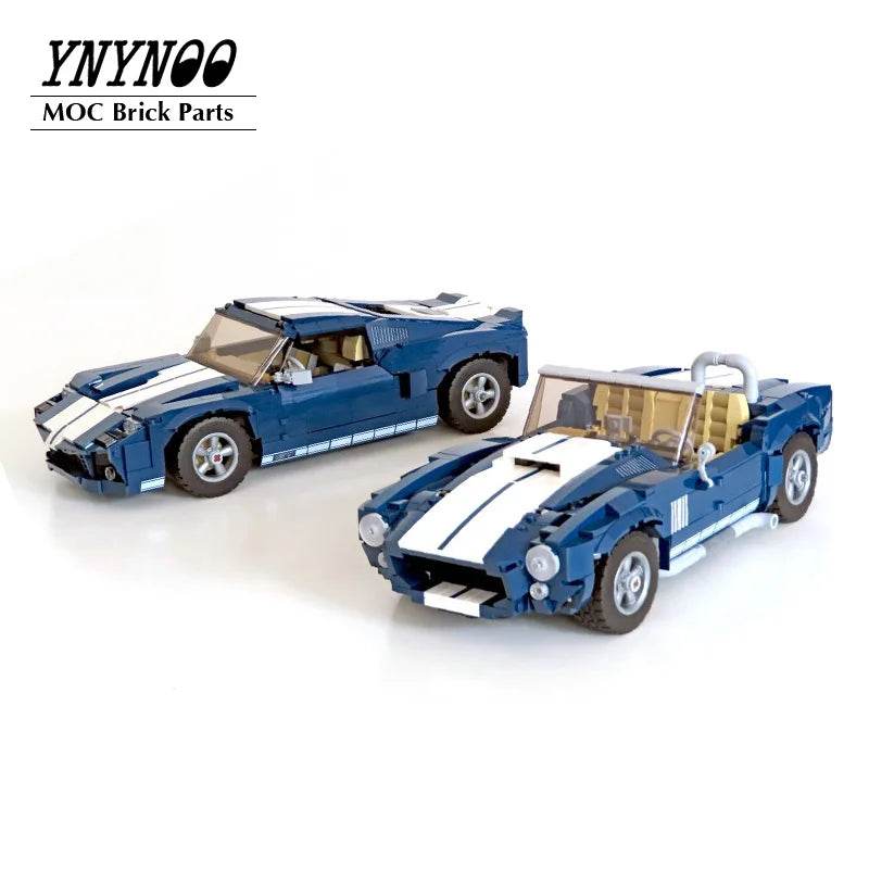 New MOC-10265 Mustangs Shelby GT500 Building Block Car Building Bricks MOC - ToylandEU