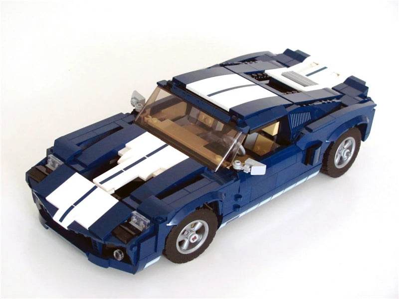 New MOC-10265 Mustangs Shelby GT500 Building Block Car Building Bricks MOC - ToylandEU