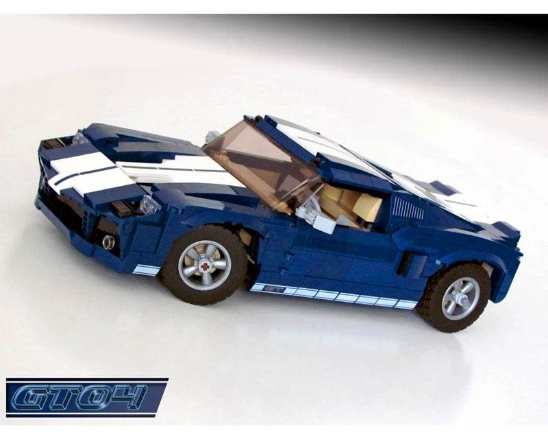 New MOC-10265 Mustangs Shelby GT500 Building Block Car Building Bricks MOC - ToylandEU