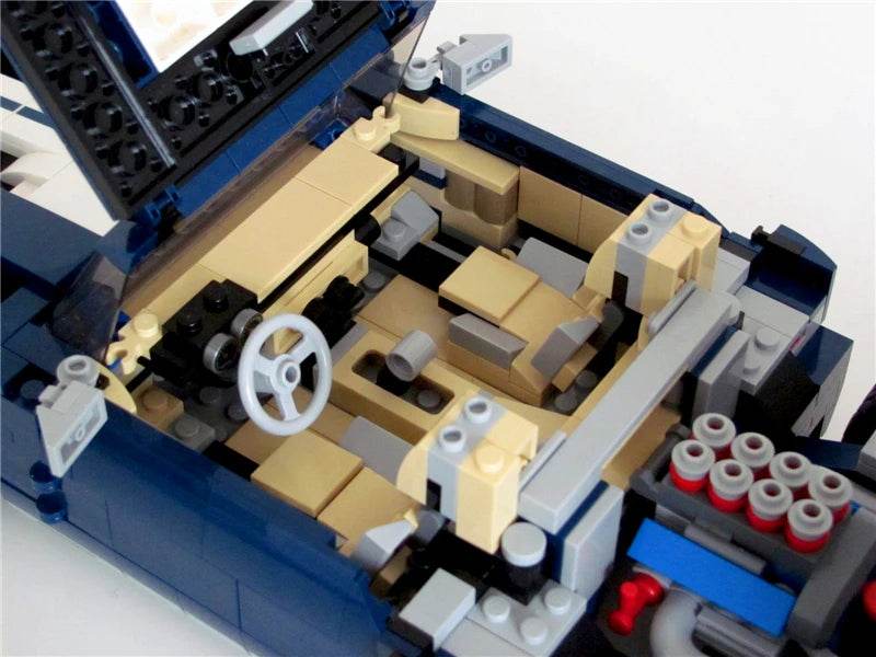 New MOC-10265 Mustangs Shelby GT500 Building Block Car Building Bricks MOC - ToylandEU