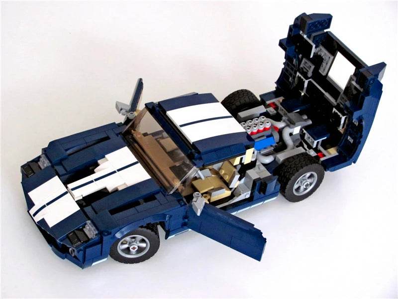 New MOC-10265 Mustangs Shelby GT500 Building Block Car Building Bricks MOC - ToylandEU