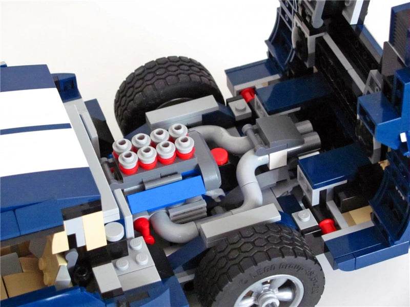 New MOC-10265 Mustangs Shelby GT500 Building Block Car Building Bricks MOC - ToylandEU