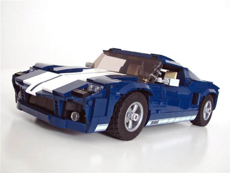 New MOC-10265 Mustangs Shelby GT500 Building Block Car Building Bricks MOC - ToylandEU