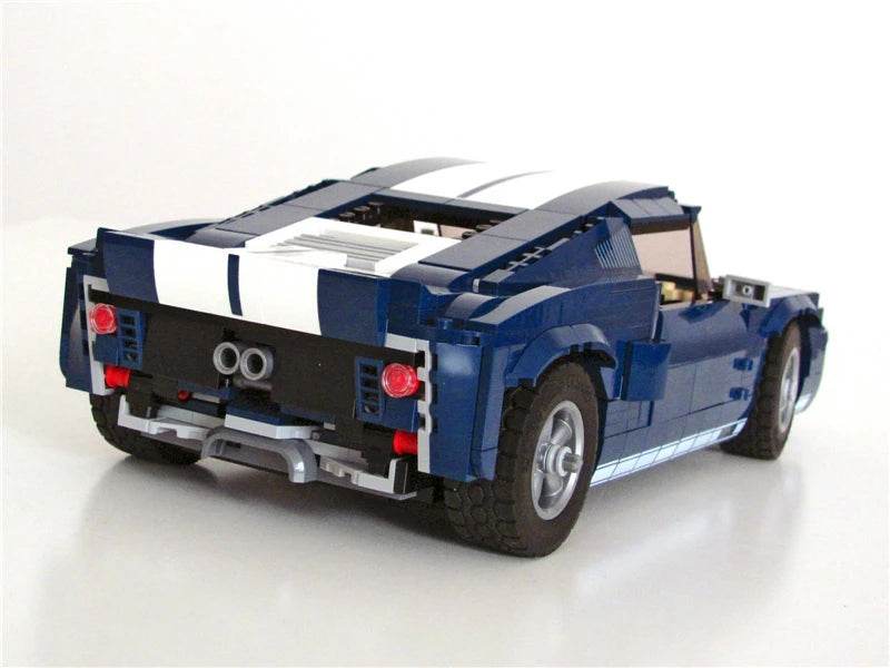 New MOC-10265 Mustangs Shelby GT500 Building Block Car Building Bricks MOC - ToylandEU