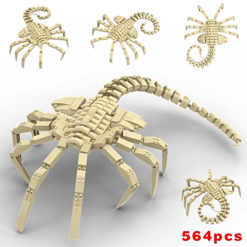 New MOC Alienes Drooling Monster Building Blocks Xenomorph - ToylandEU