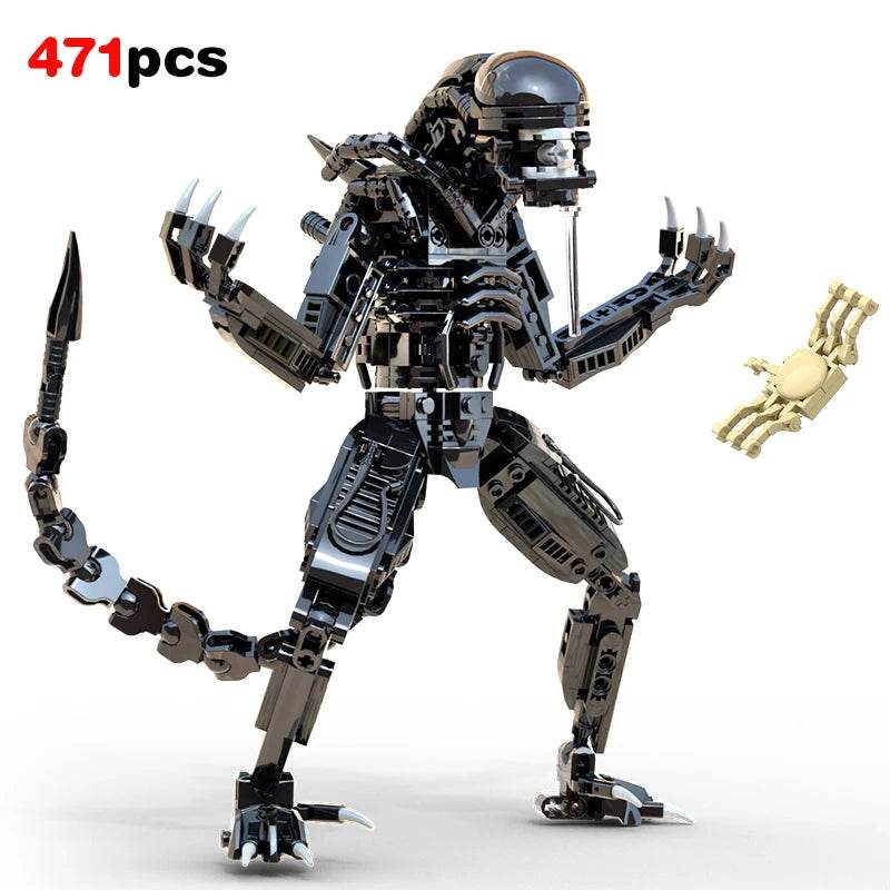 New MOC Alienes Drooling Monster Building Blocks Xenomorph - ToylandEU