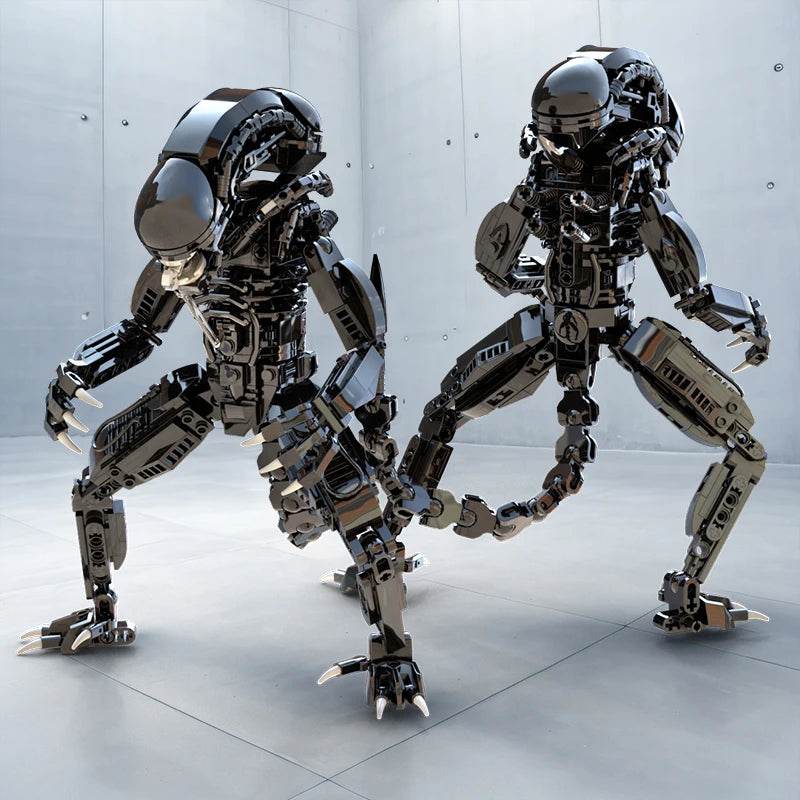 New MOC Alienes Drooling Monster Building Blocks Xenomorph - ToylandEU