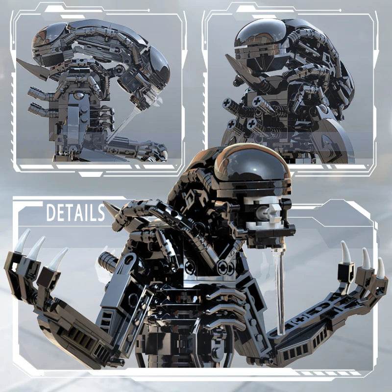 New MOC Alienes Drooling Monster Building Blocks Xenomorph - ToylandEU